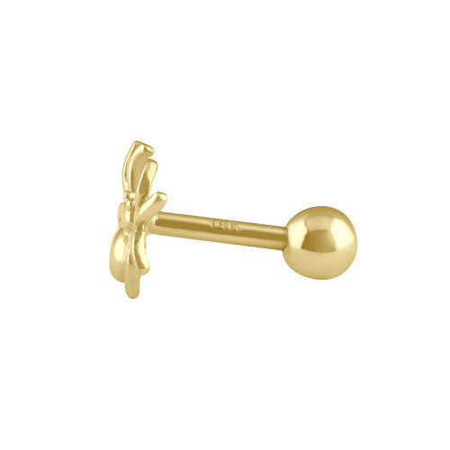 Solid 14K Gold Spider Belly Button