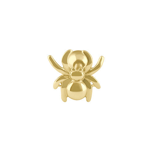 Solid 14K Gold Spider Belly Button