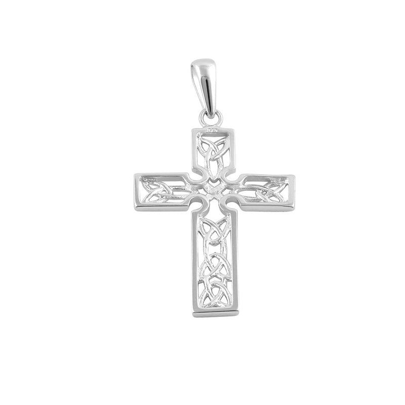 Sterling Silver Large Celtic Cross Pendant