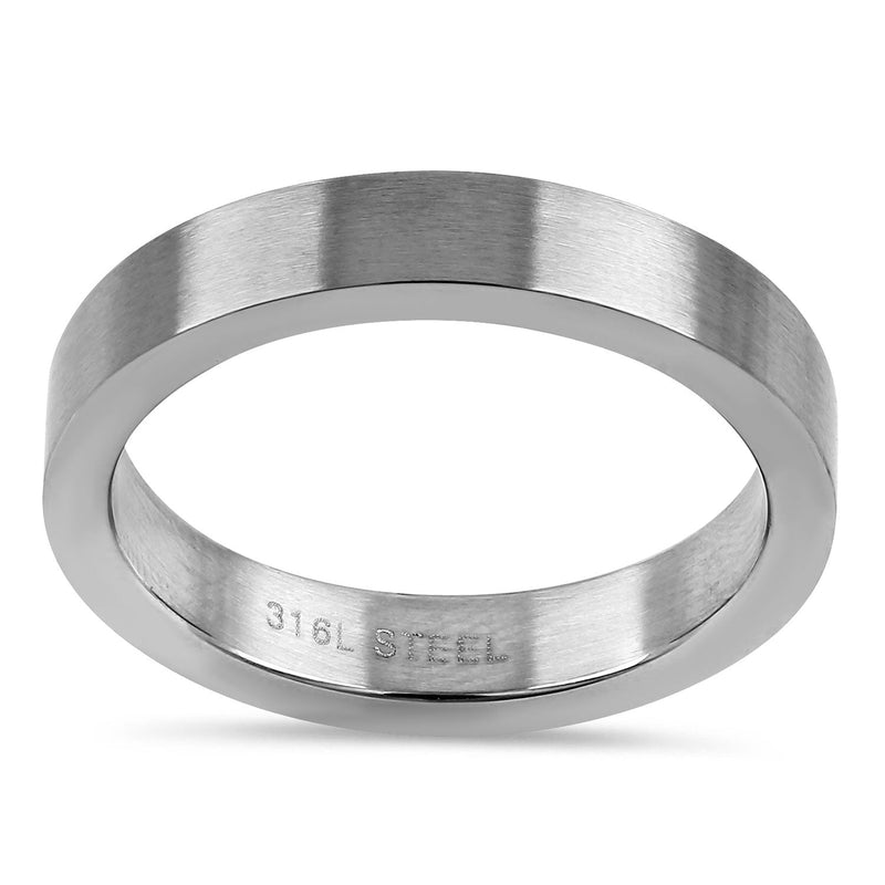 Stainless Steel 4MM Band Ring