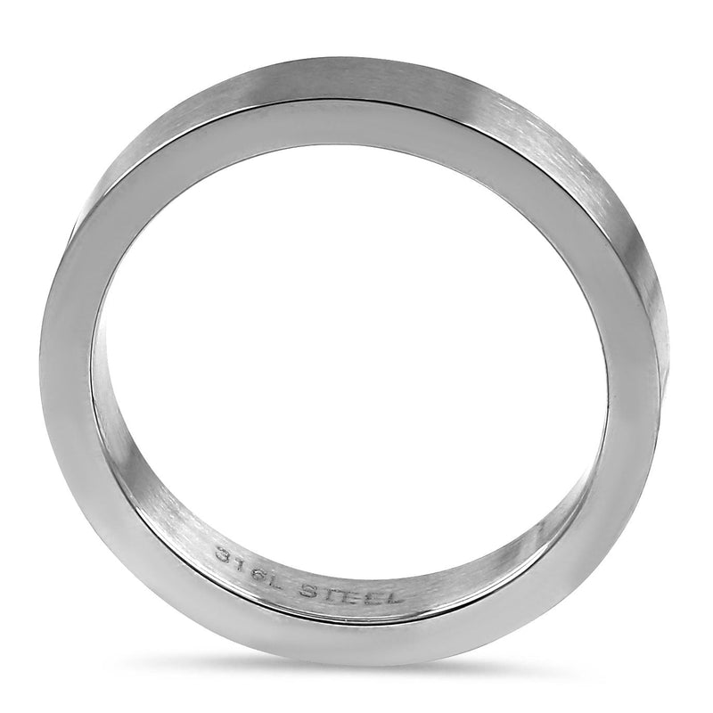 Stainless Steel 4MM Band Ring