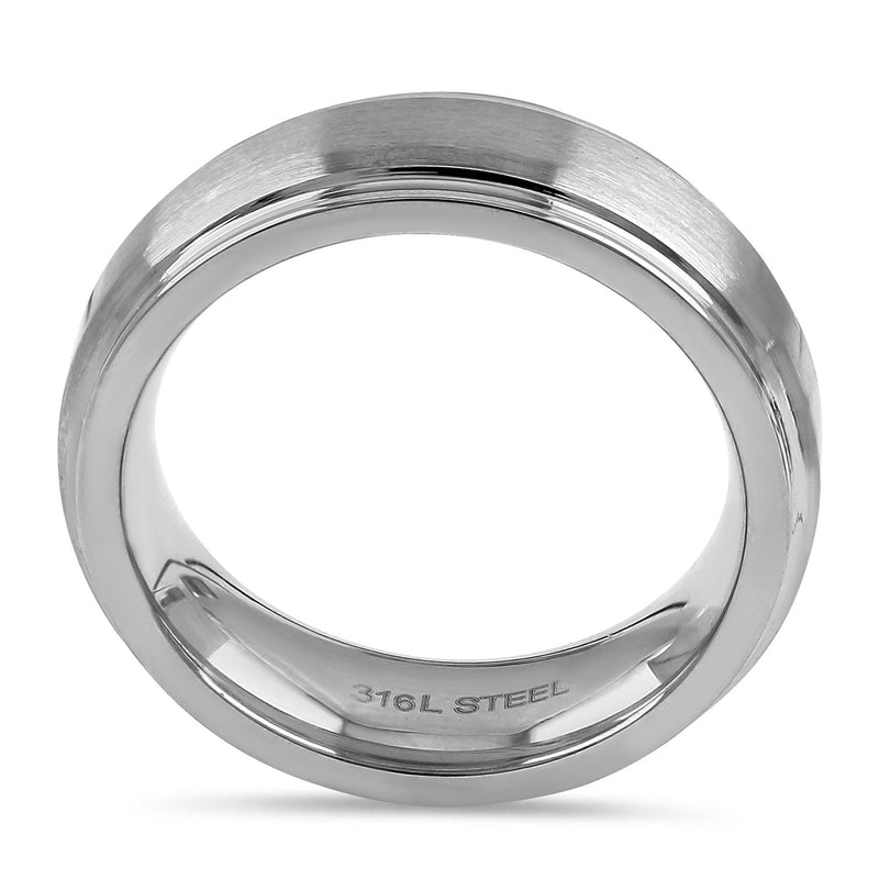 Stainless Steel Wedding Band Ring