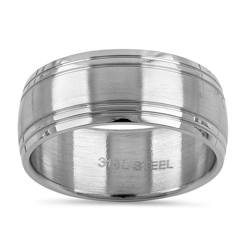 Stainless Steel Wedding Band Ring