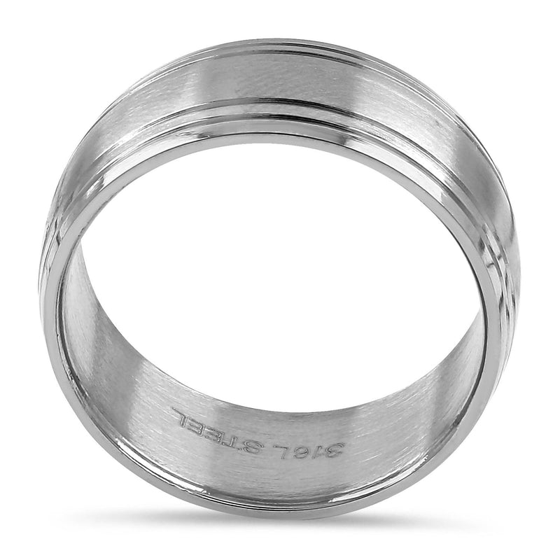 Stainless Steel Wedding Band Ring