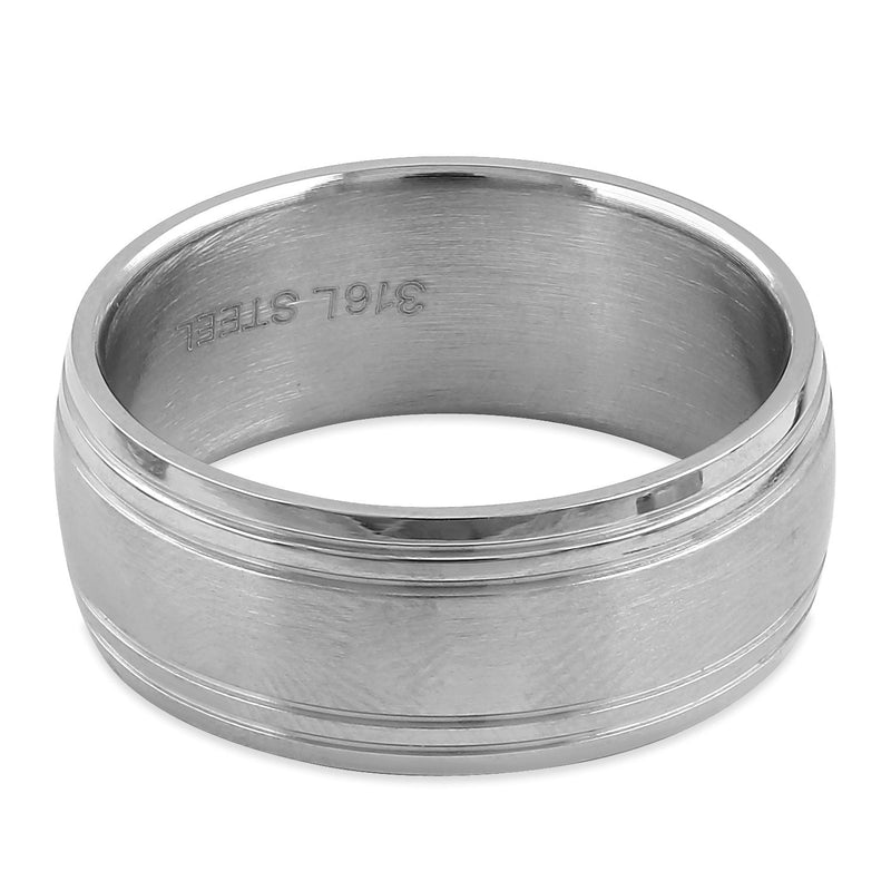 Stainless Steel Wedding Band Ring