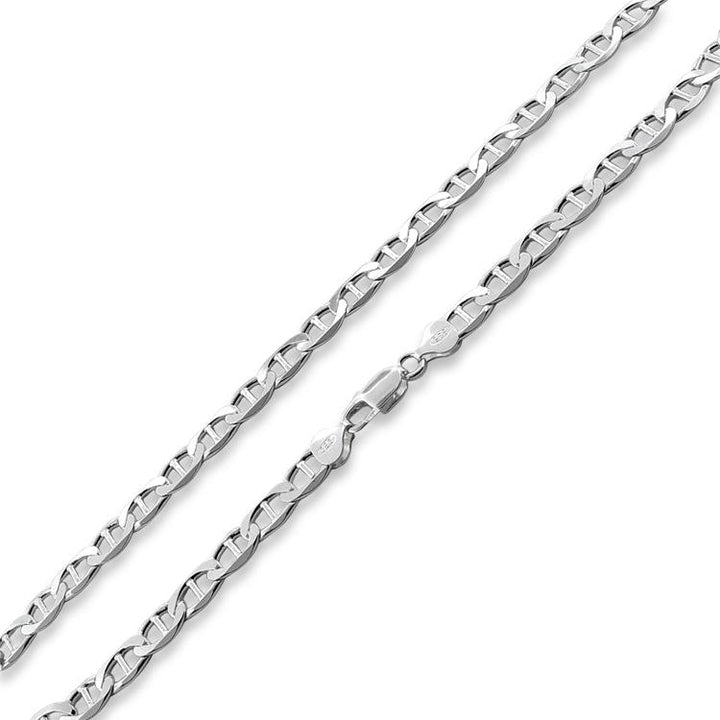 Sterling Silver Flat Marina Chain 7.20MM