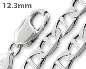 Sterling Silver Flat Marina Chain 12.3MM