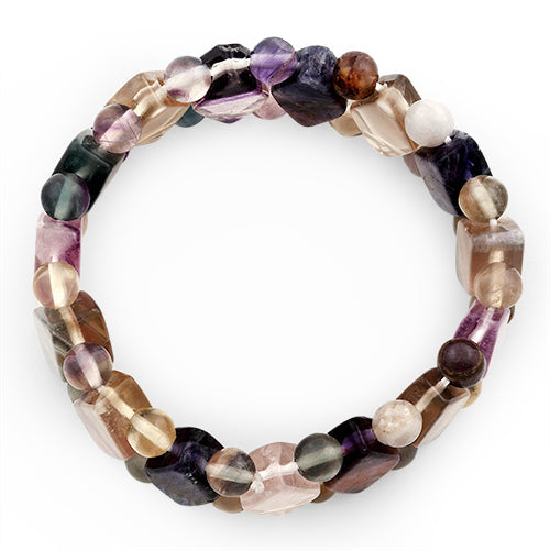 Princess Purple Fluorite Gem Stone Bracelet