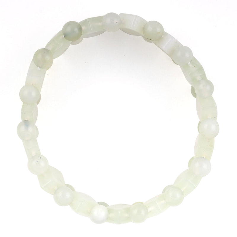 Plain Princess New Serpentine Gem Stone Bracelet