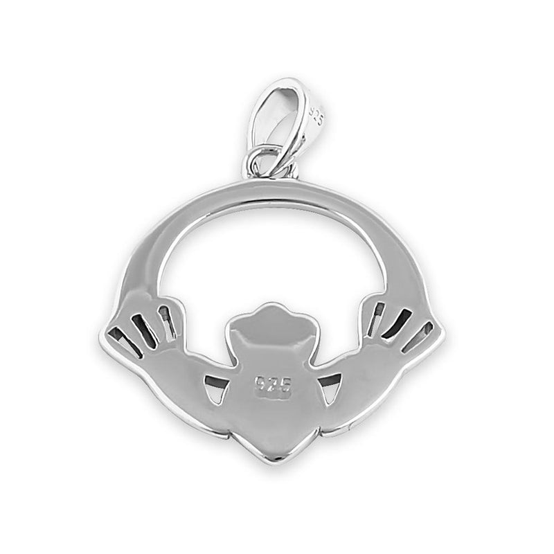 Sterling Silver Claddagh Pendant