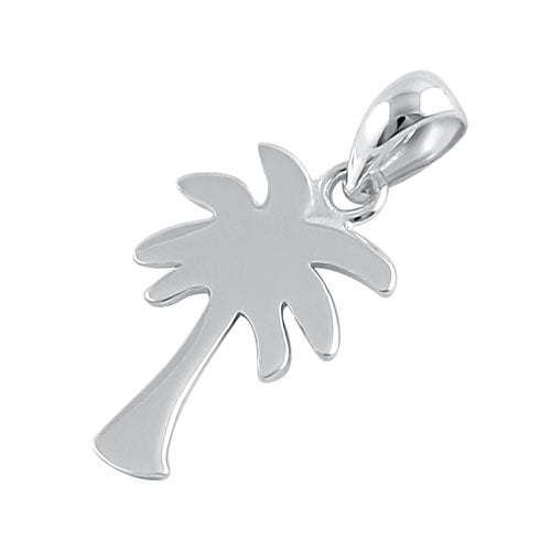 Sterling Silver Palm Tree Pendant