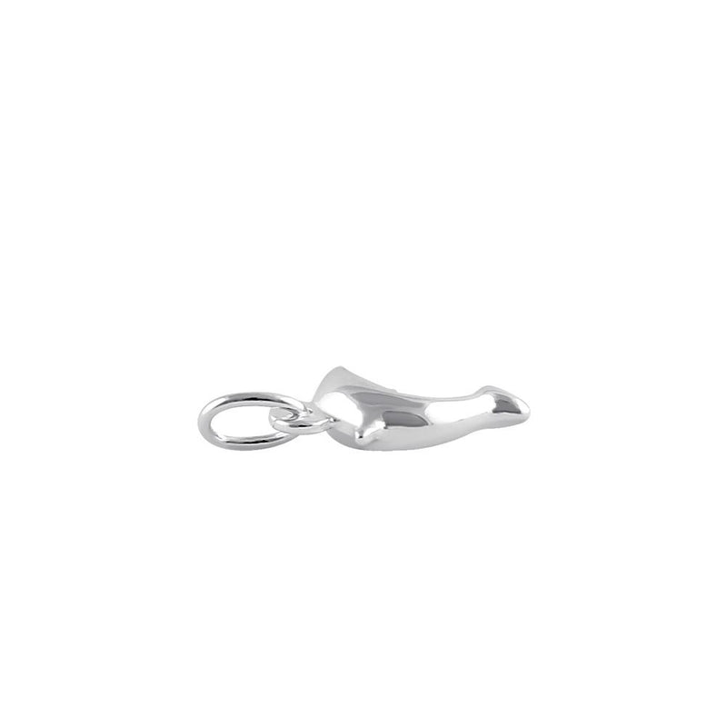 Sterling Silver Dainty Dolphin Pendant