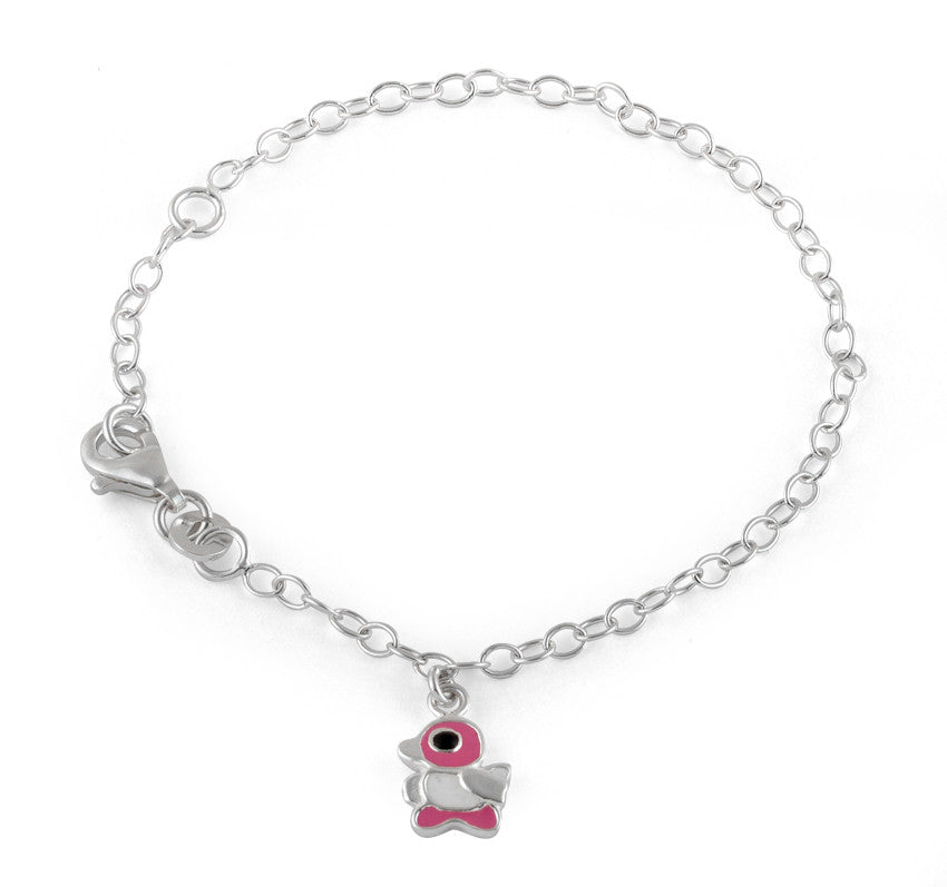 Children's Sterling Silver Fancy Bead & Cable Chain Bracelet, 6 Inch - The  Black Bow Jewelry Company