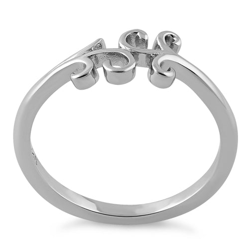 Sterling Silver Vines Ring